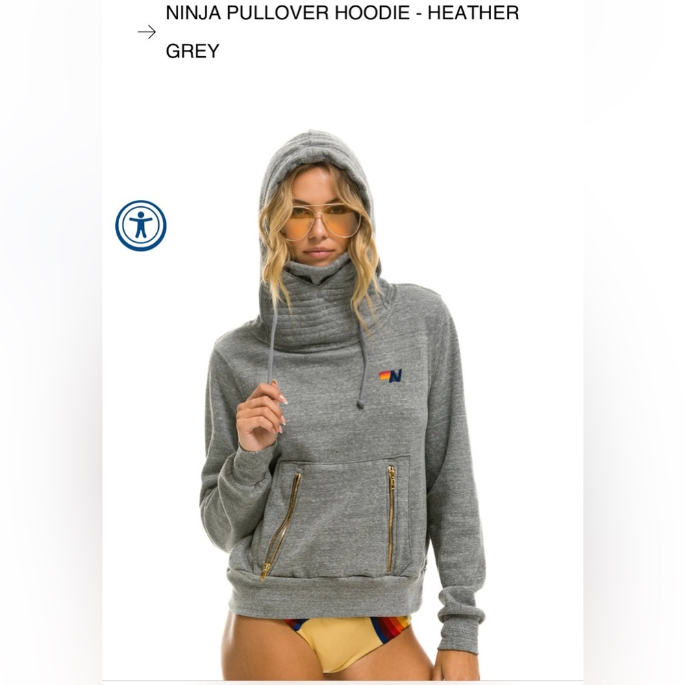 Aviator Nation Ninja Hoodie size Medium. Worn twice only.